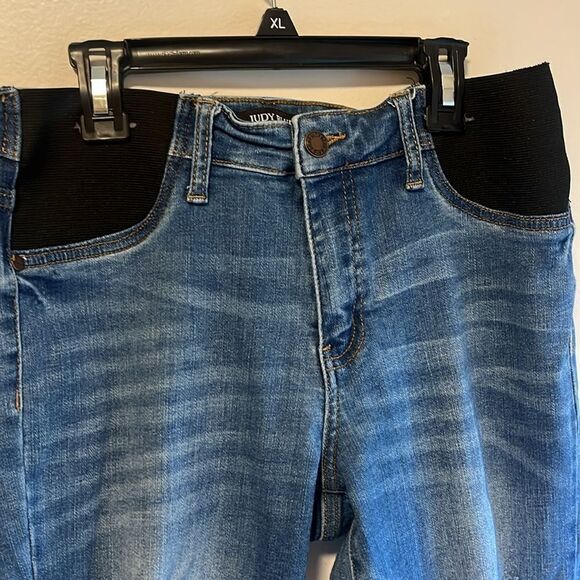 EXCELLENT DISTRESSED CONDITION SIZE 27 JUDY BLUE JEANS - Picture 4 of 8